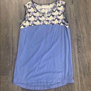 Girls purple floral Matilda Jane 434 tank